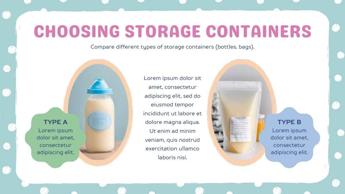 Tutorial fofo de armazenamento de leite materno - slide 6