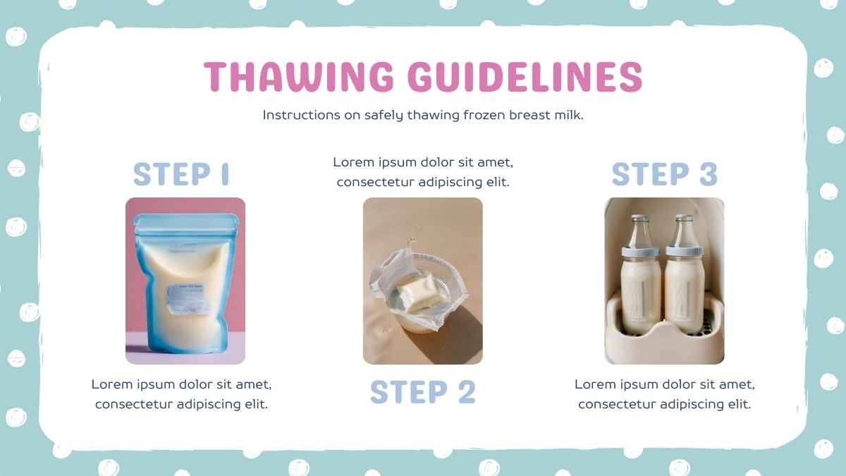 Lindo tutorial de almacenamiento de leche materna - diapositiva 8