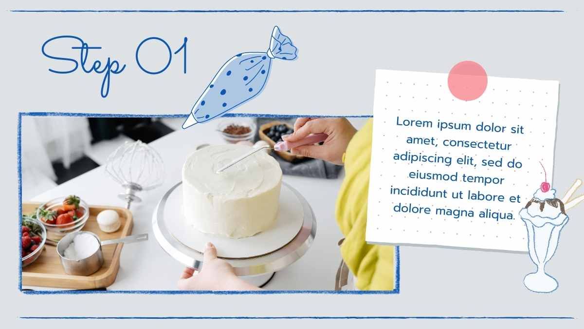 Lindo tutorial de decoración de pasteles - diapositiva 10