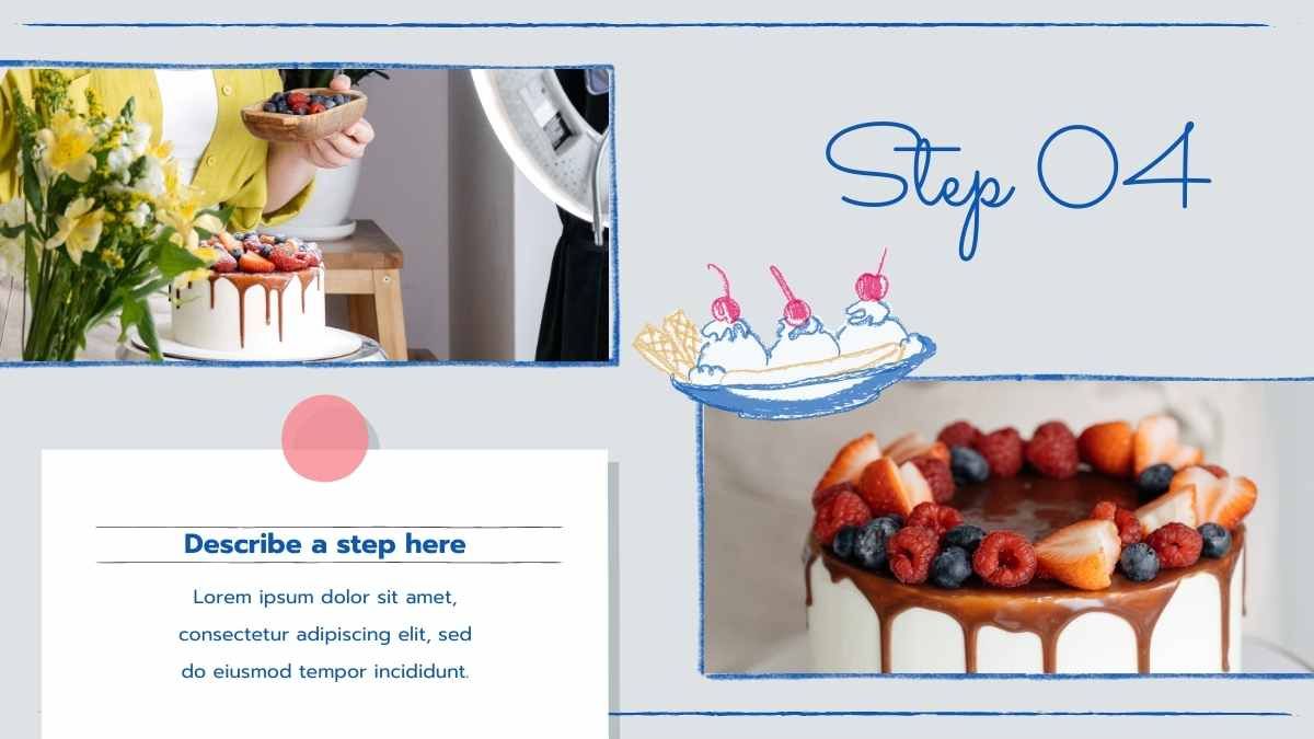 귀여운 케이크 장식 튜토리얼 - slide 13