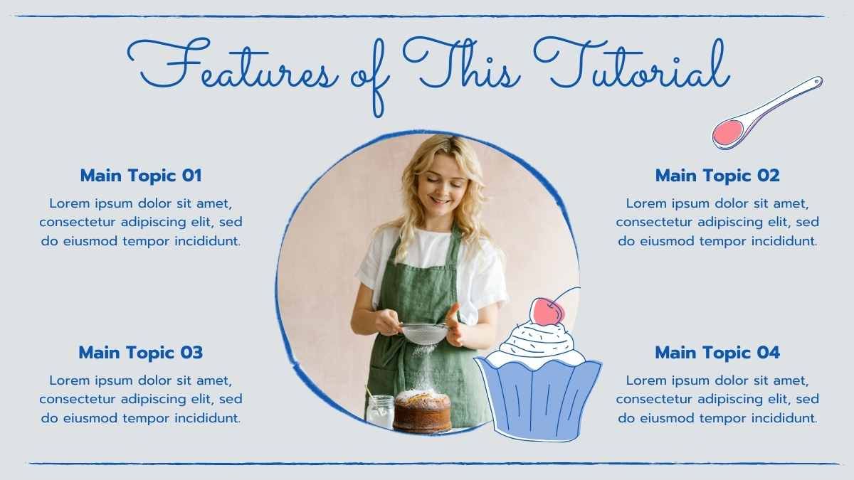 かわいいケーキデコレーションチュートリアル - slide 4