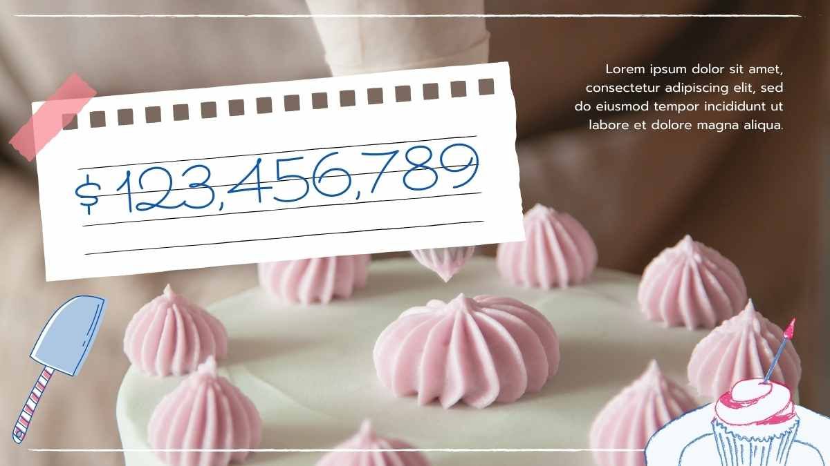 귀여운 케이크 장식 튜토리얼 - slide 6