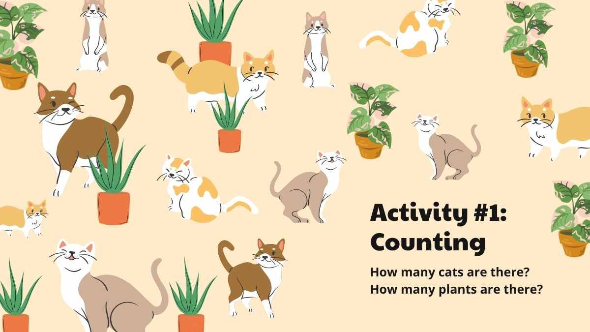 귀여운 고양이 활동 레슨 계획 - slide 7