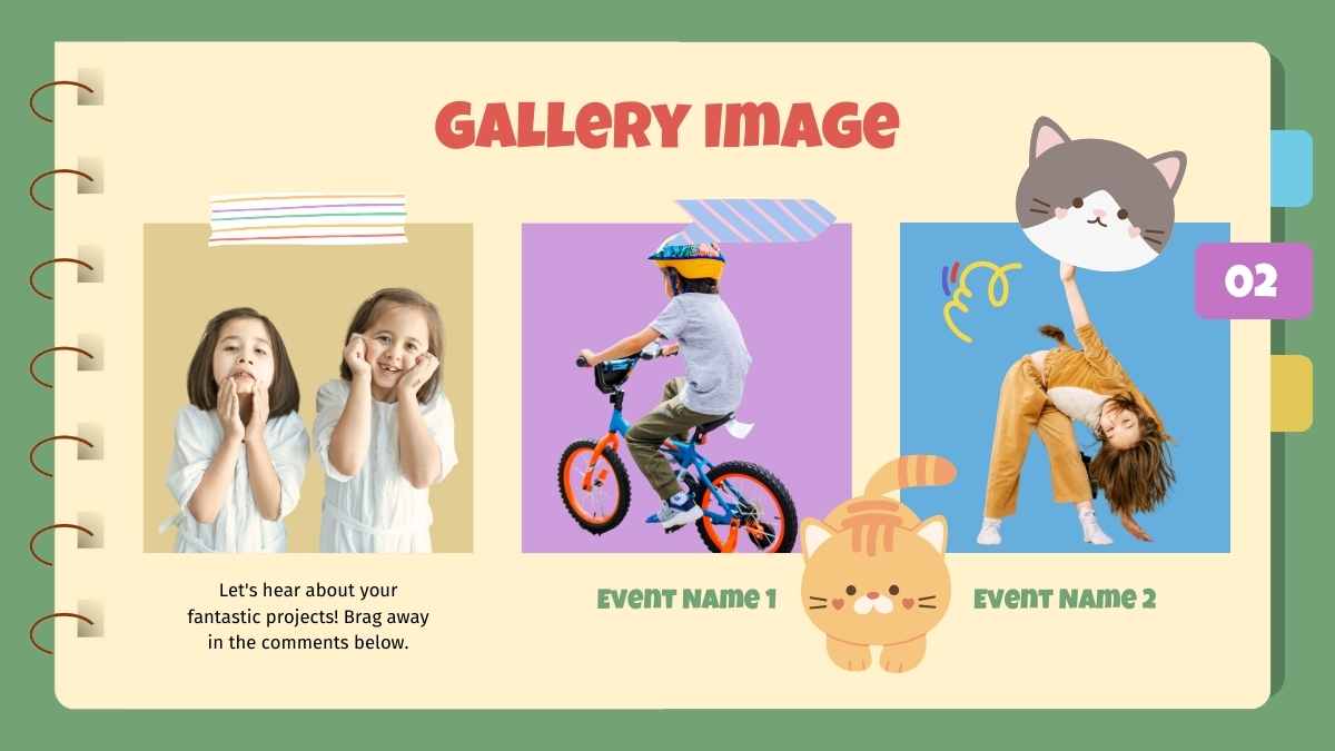 Cute Cat Illustrated Journal Slides - slide 13