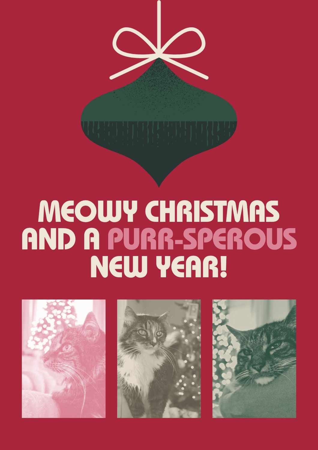 Cute Christmas Card Template - slide 2