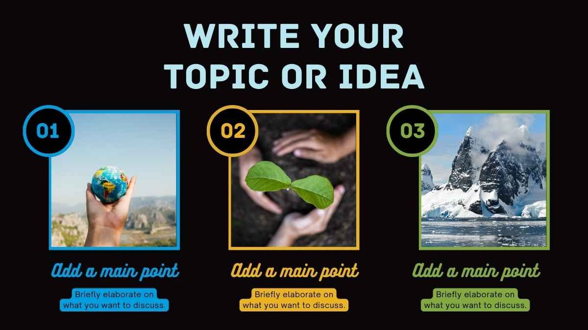 Ideal para profesionales del marketing y educadores, esta presentación viene en tonos de rojo, verde, amarillo y blanco que combinan con el tema navideño - diapositiva 9
