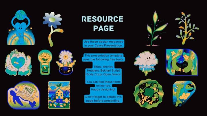 Cute Climate Change Stickers for Marketing Newsletter. Free ...