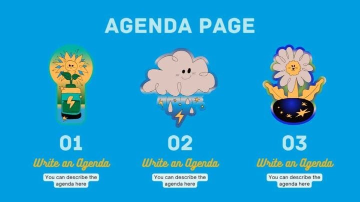 Cute Climate Change Stickers for Marketing Newsletter. Free ...