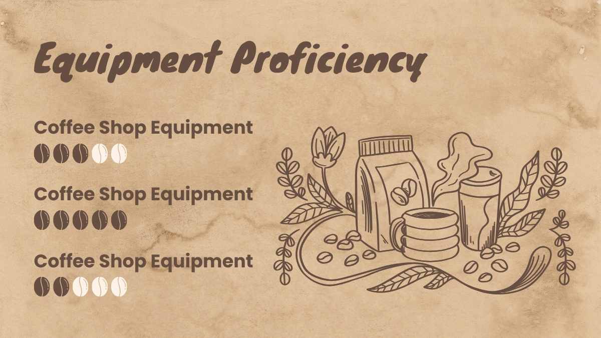 Cute Coffee Shop Barista Resume Slides - slide 10