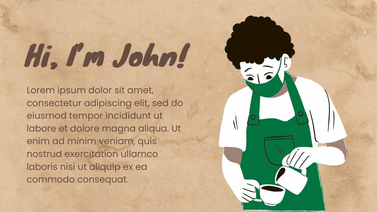 Cute Coffee Shop Barista Resume Slides - slide 4