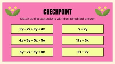 Combining Like Terms Lesson for Elementary. Free PPT & Google Slides ...