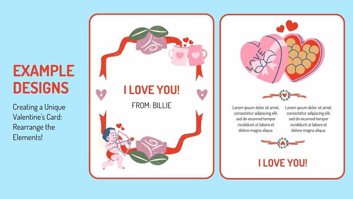 귀여운 유아원용 발렌타인 카드 만들기 - slide 10