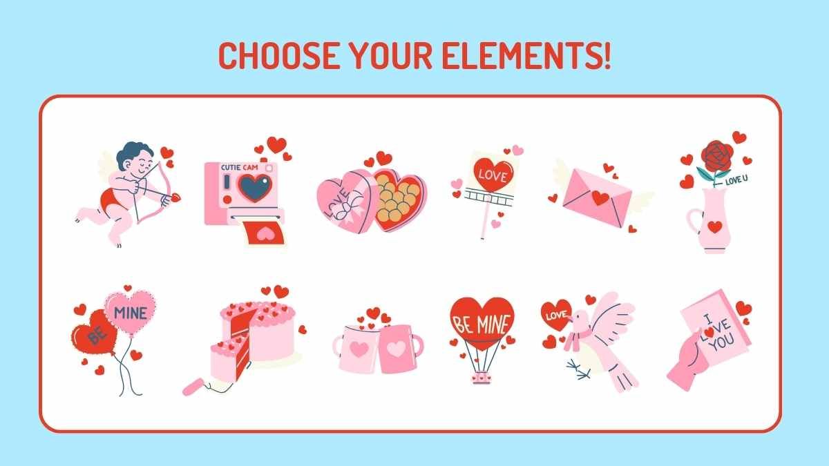 バレンタイン・カードを作ろう - slide 7