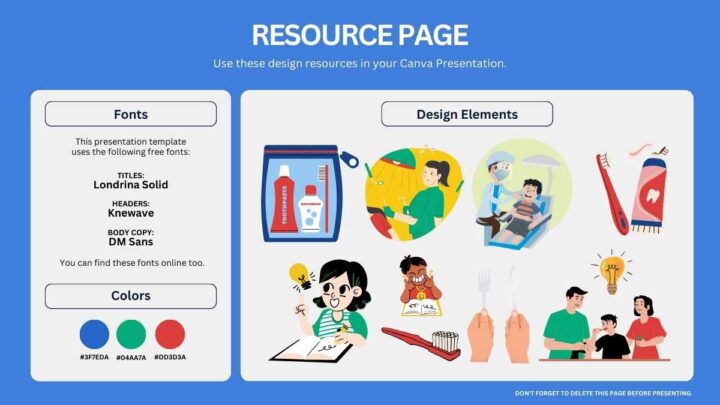 Dental Care and Oral Hygiene - Pre-K. Free PPT & Google Slides Template ...
