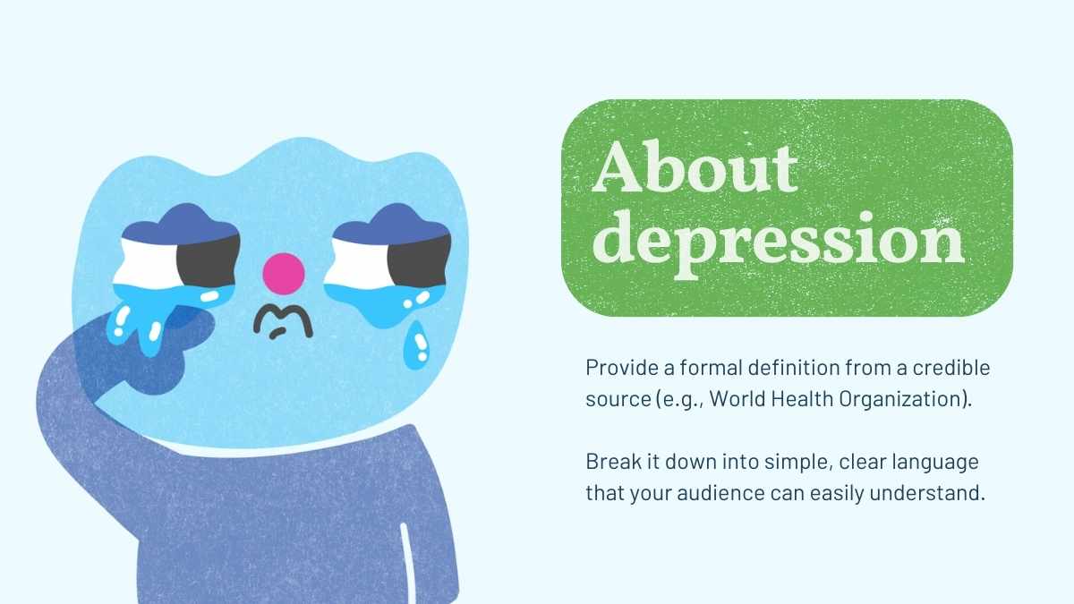 Cute Depression Slides - slide 3