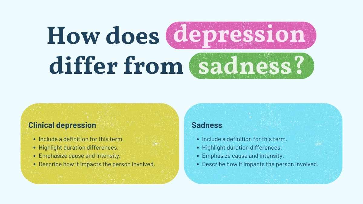 Cute Depression Slides - slide 5