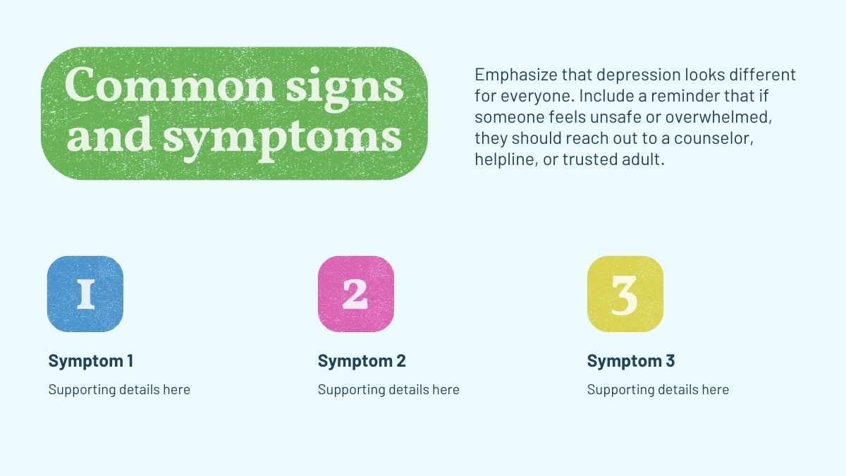 Cute Depression Slides - slide 7