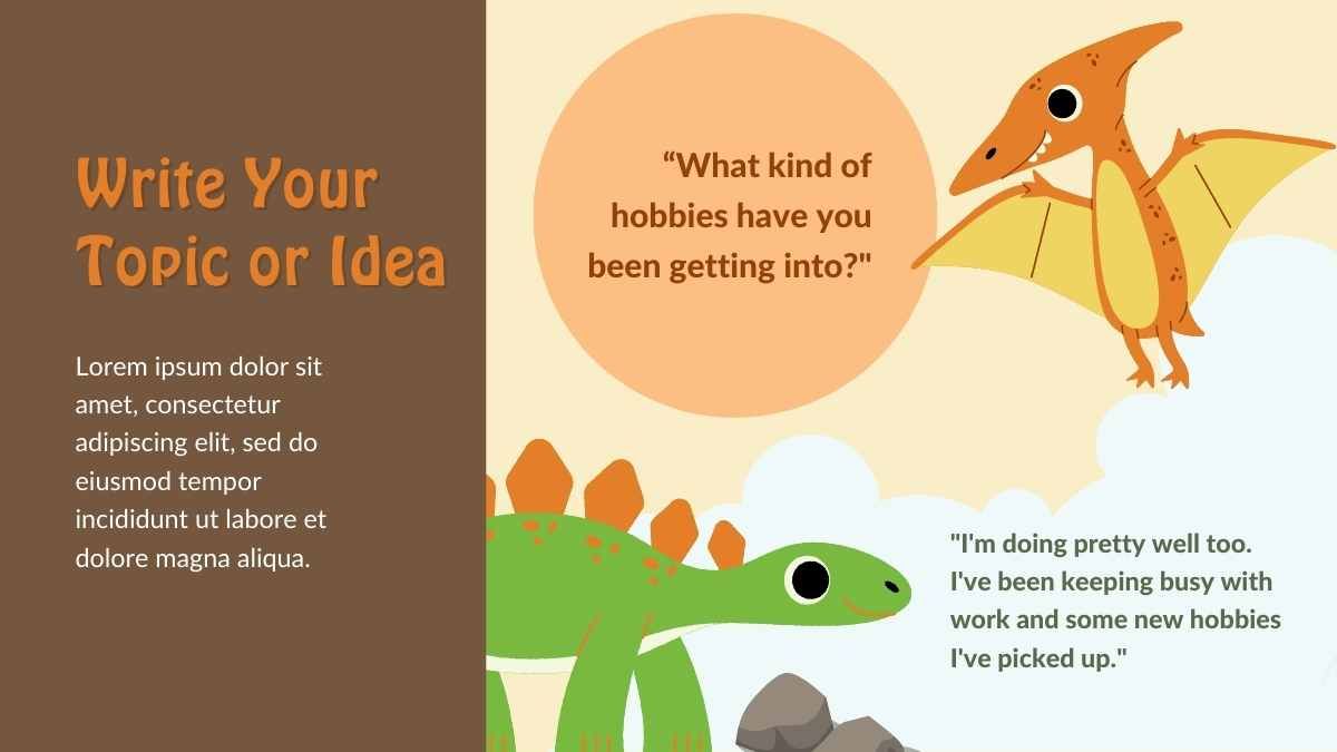 Cute Dinosaur Storybook - slide 10