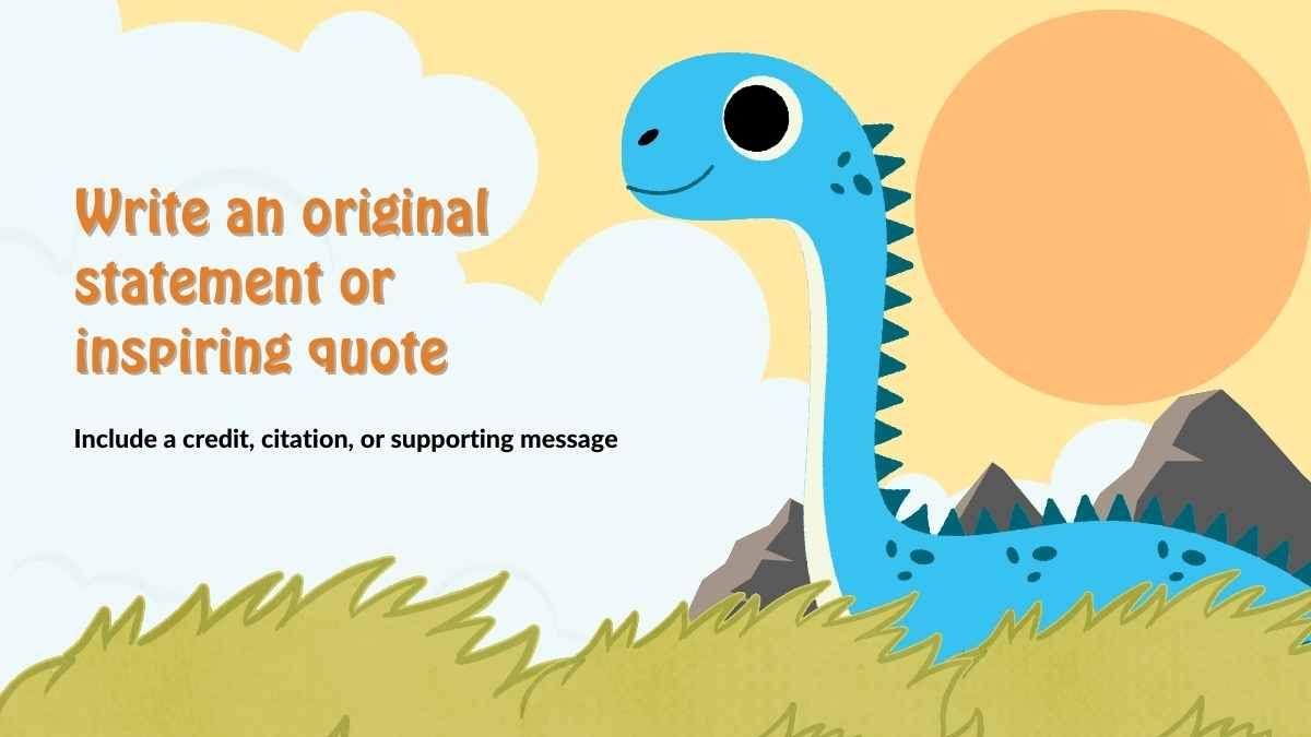 Cute Dinosaur Storybook - slide 11