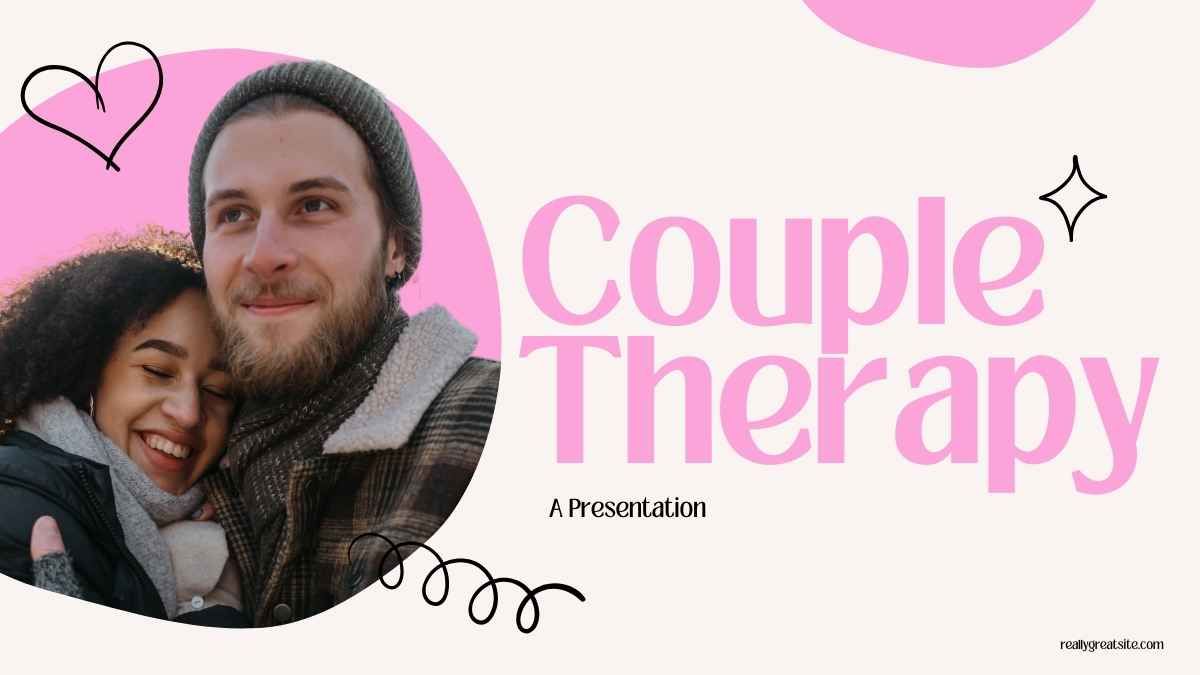 Cute Doodle Couple Therapy Meeting - slide 0