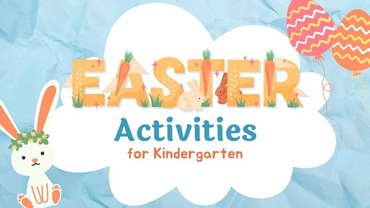 Lindas actividades de Pascua para kindergarten - diapositiva 0