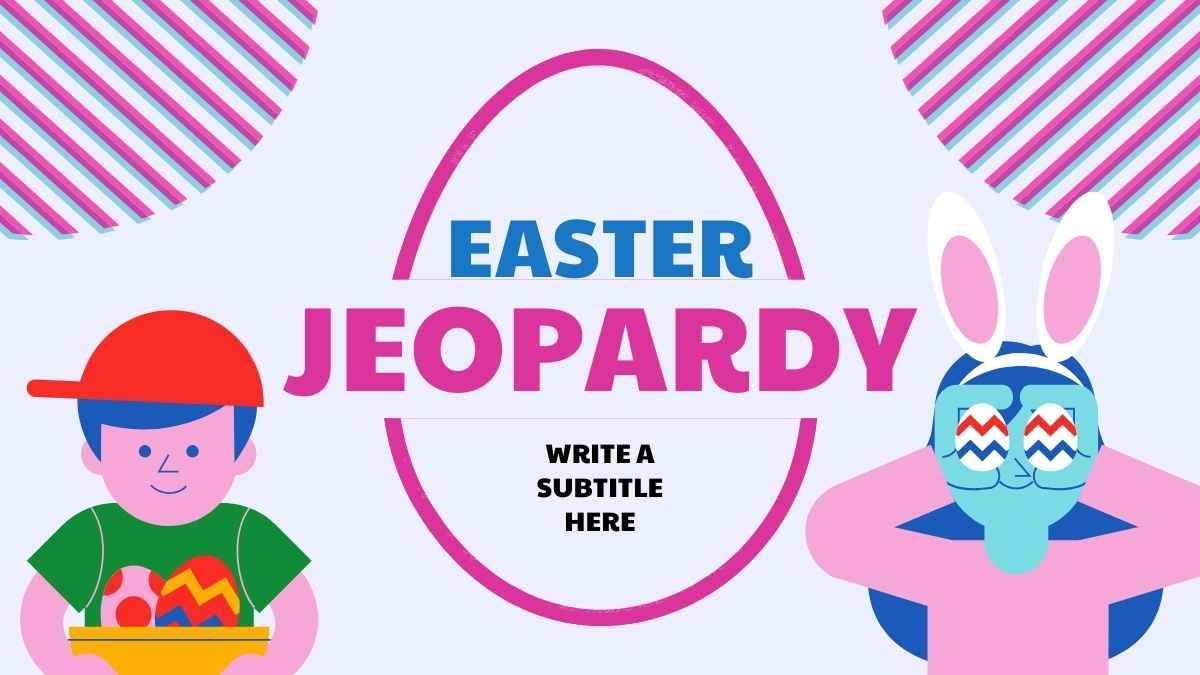 Cute Easter Jeopardy - slide 0