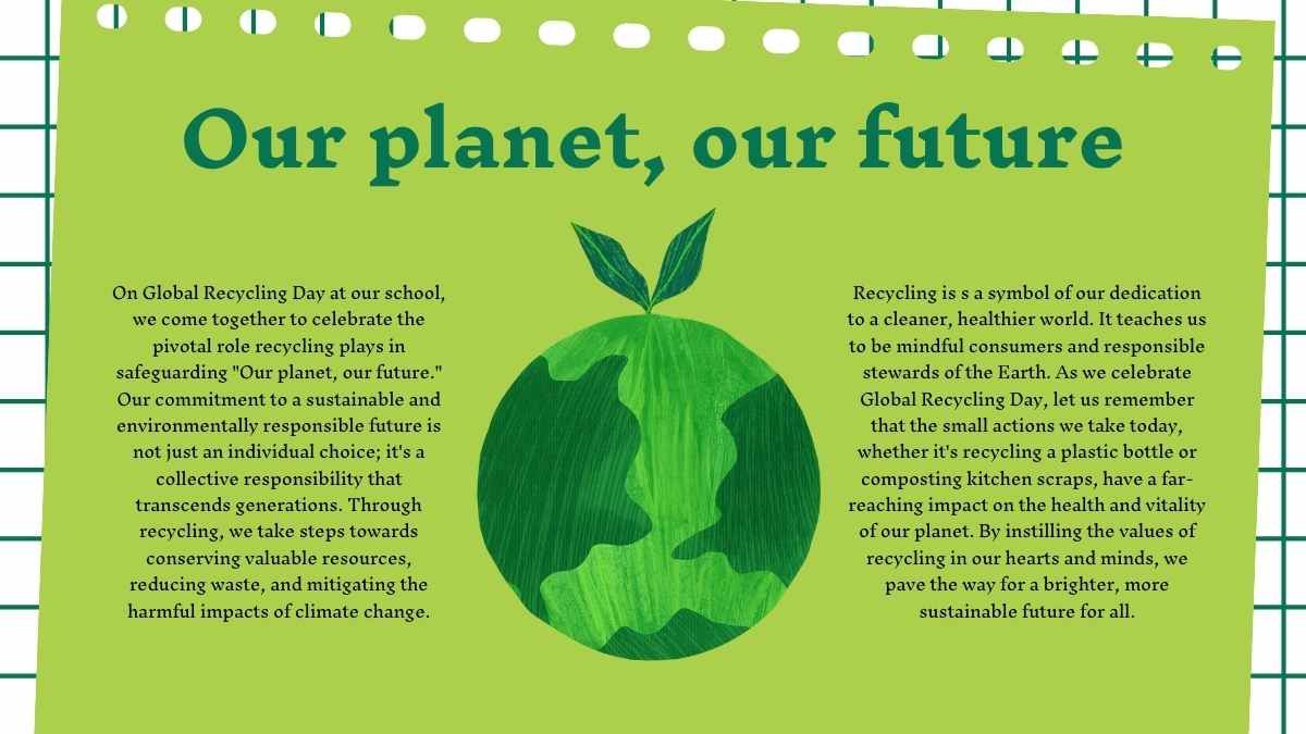 Dia Mundial da Reciclagem na escola - slide 9