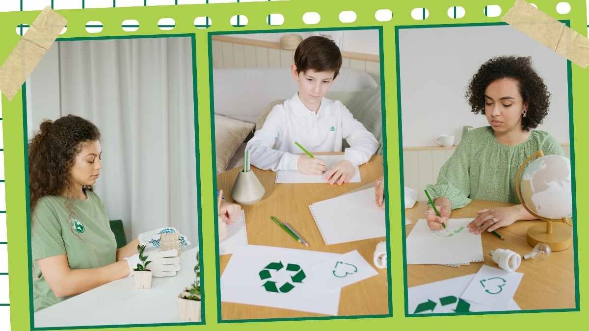 Cute Global Recycling Day at School - slide 10