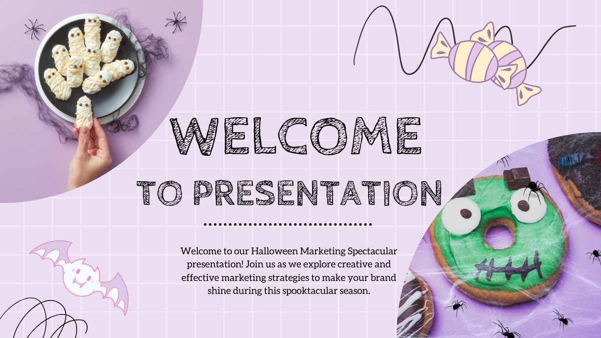 Cute Halloween Marketing Presentation - slide 4