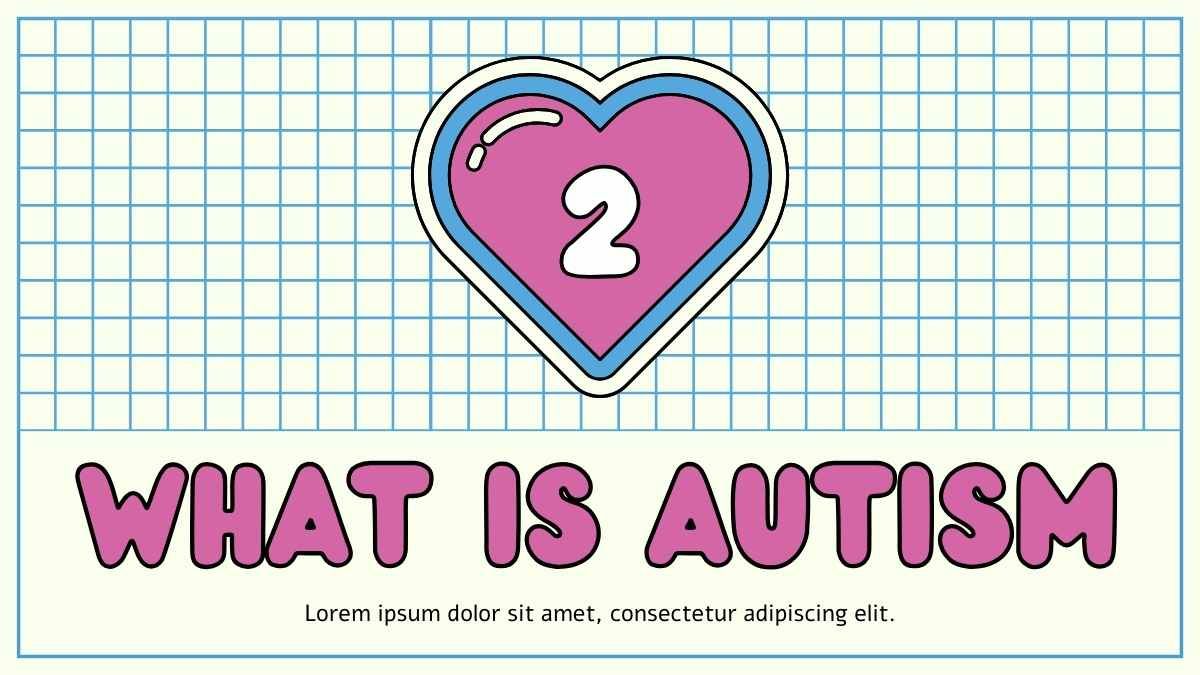 Dia da Conscientização sobre o Autismo ilustrado e fofo - slide 9