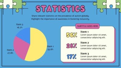 Cute Illustrated Autism Awareness Day. Free Presentation Template ...