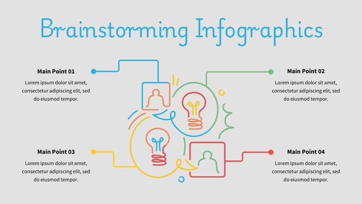 Infografis Brainstorming Bergambar yang Menggemaskan - slide 2