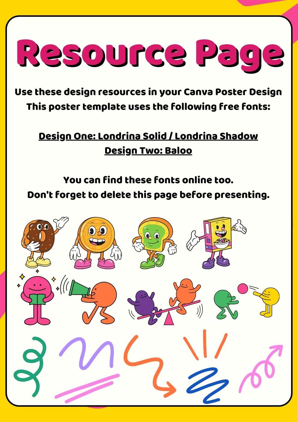 Slide Poster Peraturan Kelas Bergambar Lucu - slide 3