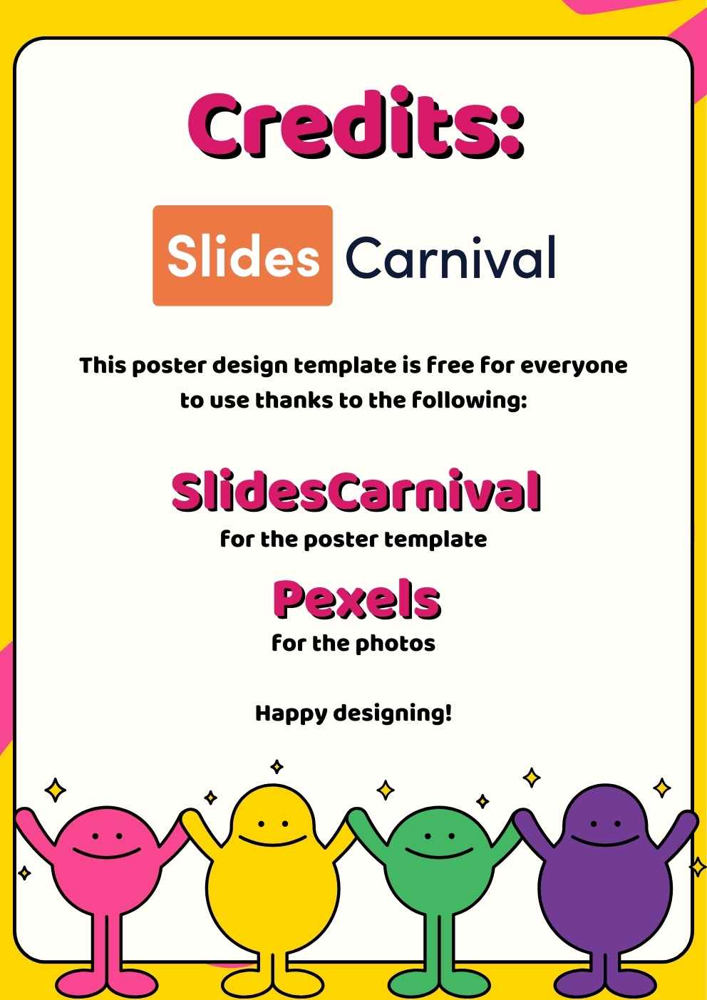 Slide Poster Peraturan Kelas Bergambar Lucu - slide 4