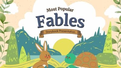 Cute Illustrated Fables Storybook Slides