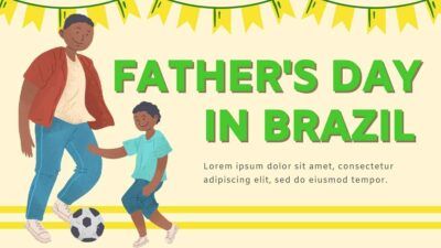 Cute Illustrated Father’s Day in Brazil