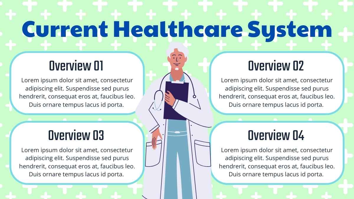 Cute Illustrated Health Care System In Egypt Slides - slide 7