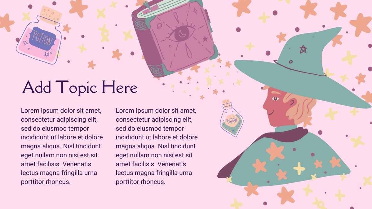 Cute Illustrated Magical Wizard World Minitheme - slide 10