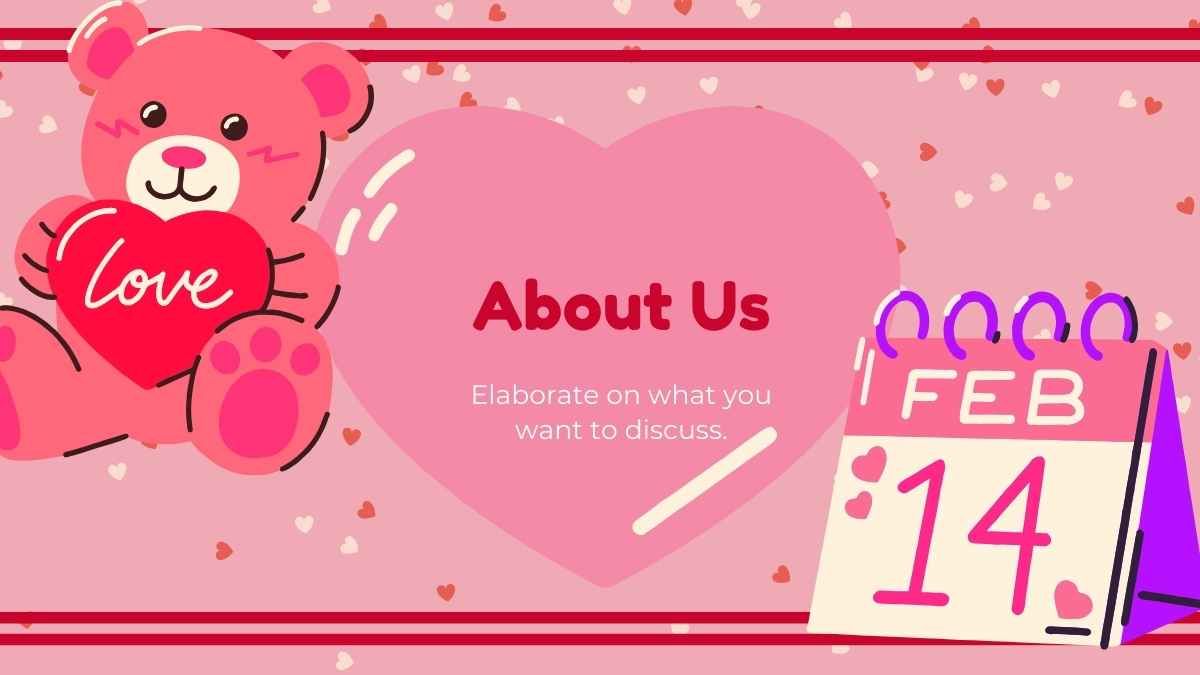 귀여운 일러스트 발렌타인데이 캠페인 - slide 13