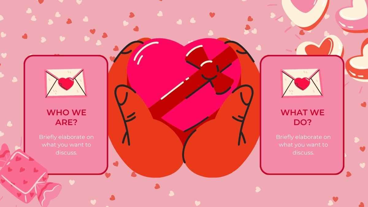 かわいいイラストのバレンタインデーのキャンペーン - slide 5