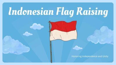 Cute Indonesian Flag Raising