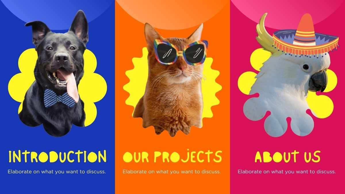 Plantilla de presentación del Día Internacional de las Mascotas Adorables - diapositiva 2