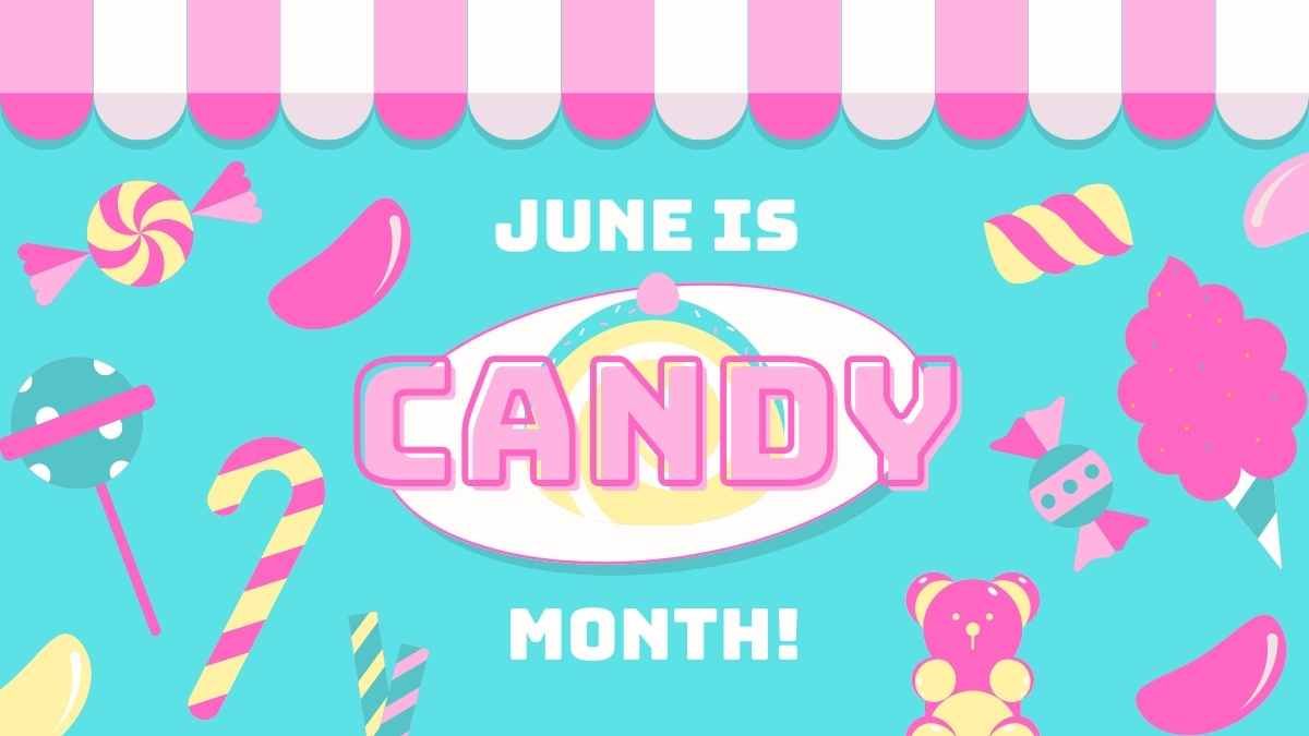 かわいい6月はキャンディーの月です！ - slide 0