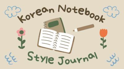 Cute Korean Style Journal