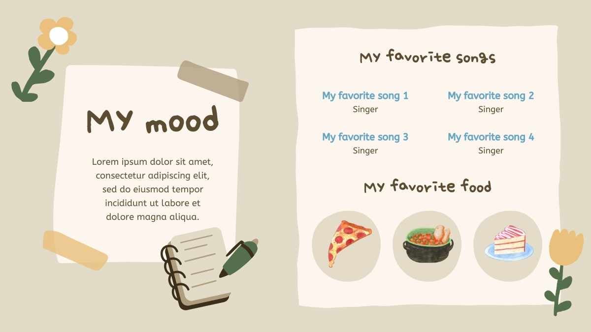 Cute Korean Style Journal Slides - slide 13