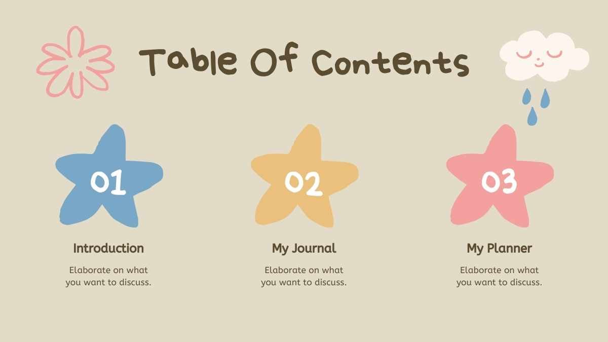 Cute Korean Style Journal Slides - slide 3