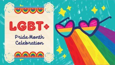 Celebração do Mês do Orgulho LGTB+ fofo