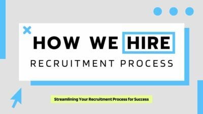 Cute Minimal How we Hire Recruitment Process Slides