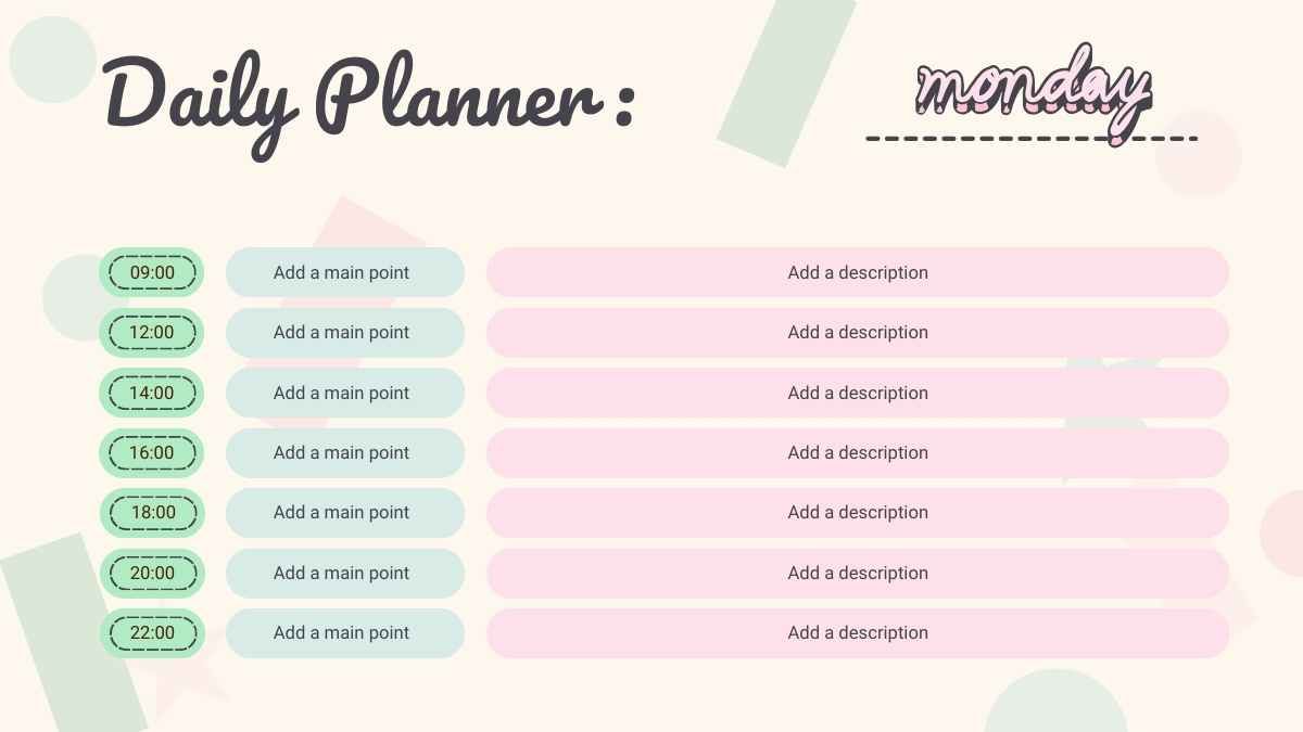 Cute New Year Fresh Start Yearly Planner - slide 9