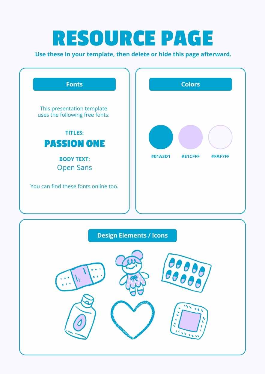 Cute Nurse’s Kit of Kindness Poster - slide 2